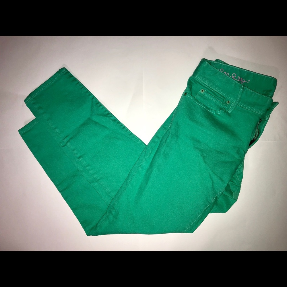 Lilly Pulitzer lagoon skinny jeans